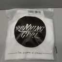 RUNNING GIRL Sports Bras for Women, Seamless Ribbed Sports Bra High Support Workout Racerback White Bra Padded Push Up (WX3038White,L)