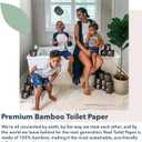 Reel Premium Bamboo Toilet Paper - 12 Rolls of Toilet Paper - 3-Ply Made From Tree-Free - Zero Plastic Packaging, Septic Safe