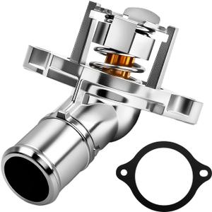 12656949 12673413 Upgraded Aluminium Engine Coolant Thermostat Housing Assembly Compatible With Chevy Cruze, Equinox, Malibu, Trax 2016-2015, Buick Encore 2016-2022, GMC Terrain 2018-2025