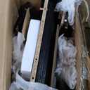 GarveeHome Makeup Vanity Desk with Sliding Mirror, Vanity Dressing Table with 3 Color Adjustable Lights, Girls Vanity Set with Stool, 4 Compact Vanity Drawers, Power Outlet, Natural