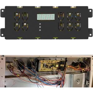 316207511 Oven Control Circuit Board Repair Kit Replacement Parts with Timer Display Fit for Frigidaire Kenmore Tappan Kelvinator Electric Range Ovens, Replace Part Number 316207531, 316557511