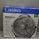 Lasko Wind Machine Fan, Air Circulator Fan with 3 Speeds, 20" Model 3300, Gray