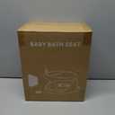 Baby Bath Seat for Babies 6 Months & Up - Bathtub Seats for Babies Sitting Up with Rinse Cup, Non-Slip, Comfortable, Infant Bath Essentials Gray (GREY)