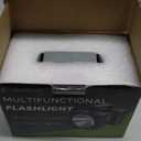 AlpsWolf Rechargeable Flashlight, LED Spotlight Flashlight 10000 Capacity 1200LM 20h Ultra-Long Standby 3+4 Lights Modes Camping Flashlight Waterproof with USB Output as a Power Bank