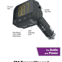 FM TRANSMITTER W/USB HF-FMBT230U24A