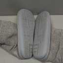 LongBay Women's Cozy Winter Slipper Boots Warm Chenille Knit Bootie Memory Foam Non-Slip Indoor Outdoor House Shoes (9-10, Grey)