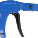10GTEK Cable Tie Gun - Fastening and Cutting Tool with Handle Special for Nylon Cable Tie Fasten and Cut Cables in Blue