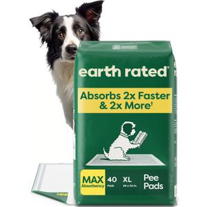 XL Dog & Puppy Pee Pads, Clear View Top, Max Absorbency, 40CT