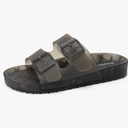FUNKYMONKEY Women's Comfort Slides Double Buckle Adjustable Plastics Flat Sandals
25CM