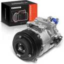 A-Premium Air Conditioner AC Compressor with Clutch Compatible with Land Rover Range Rover 2006-2009, LR3 2005-2009 & Jaguar XF 2009-2010, 7SEU17C Style (Not PXV16 or 10S17C)