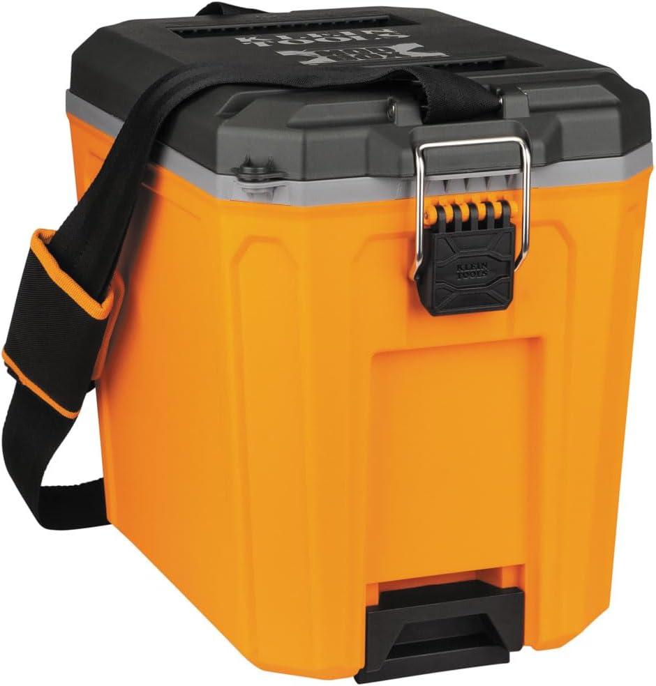 Klein Tools 62204MB MODbox Cooler, 17-Quart Insulated Cooler, Holds 24 Cans, Keeps Cool 30 Hours, Connects to MODbox Mobile Workstation