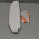 Pro Goleem Small Woven Burr Basket with Gift Bags and Ribbons Durable Baskets for Valentine's Day Gifts Empty Small Rope Basket for Storage 12"X 8" X 5" Baby Toy Baskets with Handles, White