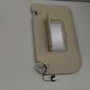 CRAZYPARTS Driver Side Sun Visor Compatible with Nissan Rogue X-Trail 2014-2020 (Not Fit Select/Sport) Sun Shade with Light Replacement 96401-4BA1D Color: Beige