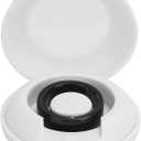Sleep Quality Tracker Ring, Smart Health Ring for JYouPro App, Black Ceramic Rechargeable for Outdoor (Size 10)