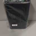 Kiddream 14 L/ 3.6 Gal Waste Bin with Lids, Plastic Black Garbage Trash Can, F