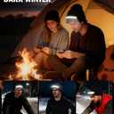 Unisex Beanie with LED Light, Stocking Stuffers Gifts for Men Dad Husband Grandpa Boyfriend Birthday Thanksgiving Christmas (Black)