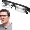 Adjustable Reading Glasses, Adjustable Glasses Dial Vision for Men Women (1 pair)