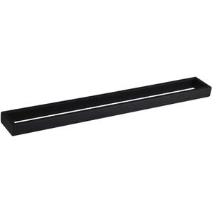 GERZWY 24-Inch Bathroom Towel Bar Stainless Steel Bath Towel Rack Contemporary Style Wall Mount Matte Black HG1701(60)-BK