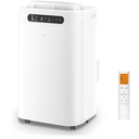 14000 BTU Portable Air Conditioners with Heater,Cools Up to 700 Sq.Ft, Quiet Portable AC Unit with Remote Control & Installation Kits for Large Rooms,White