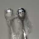 Stainless Steel Cooking Spoon Set  Includes Solid & Slotted Metal Serving Spoons, Large Kitchen Spoons for Cooking, Mixing, Serving, and Stirring  Durable Anti-Slip Handle