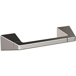 Amerock BH36001G10 | Brushed Nickel Pivoting Double Post Toilet Paper Holder | 9-5/16 in. (237 mm) Toilet Tissue Holder | Blackrock | Bath Tissue Holder | Bathroom Hardware | Bath Accessories