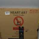 HEART ART 16x20 Frames Set of 4,Picture Frames 16x20 For Posters Without Mat,Wall Gallery Photo Frame,Black