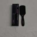 ERGO Super Gentle Mini Paddle Brush for Blow Drying - Hair Brushes for Women with Thick or Thin Hair - Dual Hairbrush for Women - Detangler Hair Brush - Gently Detangles Curly or Wet Hair - ERG750 Black