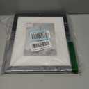 upsimples 8x10 Picture Frame, Display Pictures 5x7 with Mat or 8x10 Without Mat, Wall Hanging Photo Frame, Black, 1 Pack