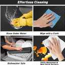 Stove Top Cover for Electric Stove, Silicone Glass Cooktop Protector, 28"x20" Stove Mat, Cooktop Protector, Heat Resistant Range Ceramic Stove Top Covers Mat, Dish Drying Mat XL (Black, 28" x 20")