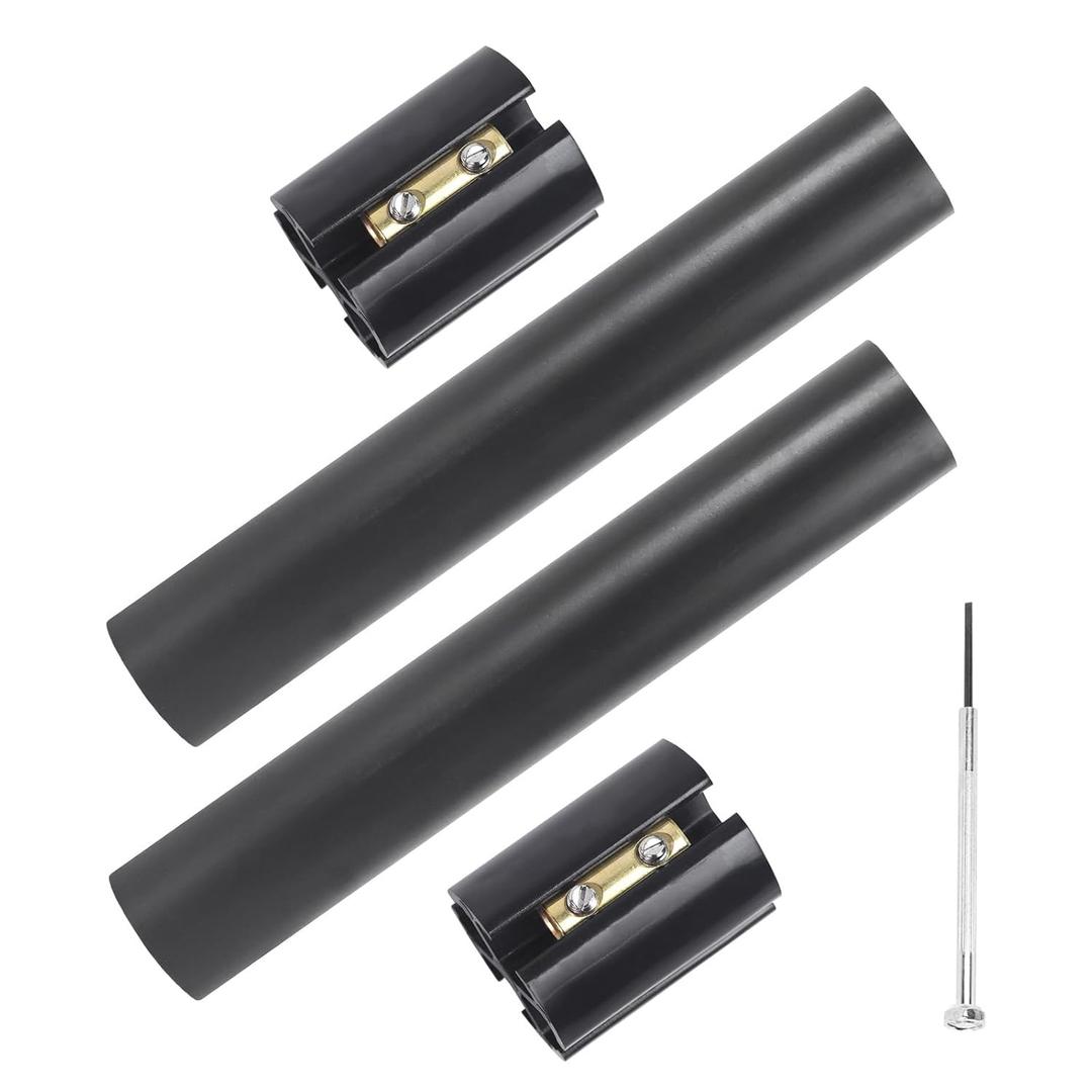 2 Sets Underground Wire Splice Kit for 14/3 to 8/3 Range Direct Burial Uf Wire Handle up to 600 Volts Maximum, Includes Splice Connectors and Heat, Shrink Tubing Electrical Cables