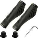 RYANGO Bike Handlebar Grips Double Lock, Mountain Bike Grips Bicycle Grips Ergonomic Design, Comfortable Handlebar Grips for MTB, BMX, E-Bike, Scooter
