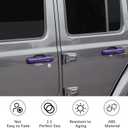 Door Handle Cover & Tailgate Handle Cover Inserts Exterior Accessories Fit for 2018-2025 Jeep Wrangler JL JLU 2/4 Door (Purple)