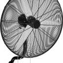 Uthfy 30 Inch High Velocity Wall Mount Fan, 11200CFM Outdoor Industrial Fan with Dual Pull Cord Control, 6 FT Cord, 3 Speeds, Heavy Duty Oscillating Fan for Indoor, Garage, Patio, Workshop Use