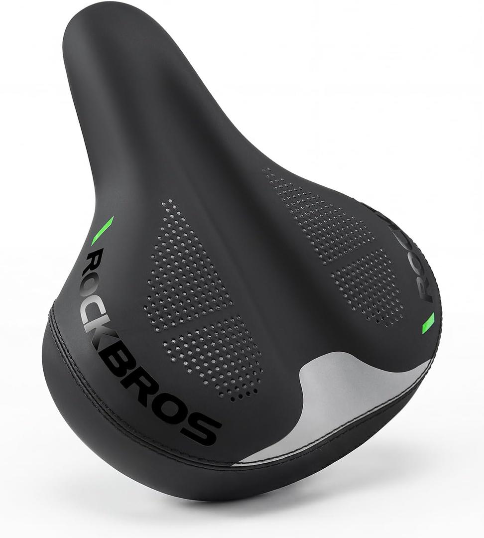 ROCKBROS Bike Seat Inflatable Air Cushion Shock Absorbing Comfortable Saddle Universal Fit Bicycle