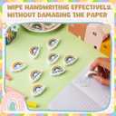 50 Pcs Inspirational Erasers Bulk Mini Appreciation Pencil Erasers Operation Christmas Gifts for Teacher Office Party Favors