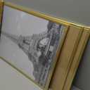 upsimples 16x24 Picture Frame Gold 3 Pack, Scratch-Proof Poster Frames 16 x 24 for Photo Gallery - Slide-In Strips, Horizontal or Vertical Wall Mounting