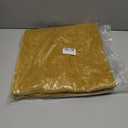 Pack of 2, Chenille Throw Pillow Covers 24x24 Inch Mustard Yellow Decorative Pillowcase Boho Farmhouse Cushion Covers Soft Couch Cushion Case for Couch Sofa Bedroom Living Room