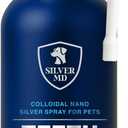 Pet Dental Care Spray for Dogs & Cats, Breath Freshener & Oral Hygiene Solution with Nano Silver & Tartar Buildup Support, Teeth Cleaning Gum Spray, Gentle Formula, No Brushing, 4 Oz