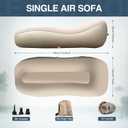 Bestrip Auto Inflatable Couch Lounger, Air Mattress Sofa Bed with Rechargeable Air Pump