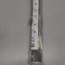 Expandable Rear Stove Gap Cover for Slide-In Ranges  Stainless Steel, Black Powder Coated  Adjustable Up to 32  Dual Install Options (1.5 inch WIDE)