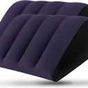 JCDOBEST Portable Inflatable Wedge Pillow 2 Pack, Body Positioner for Sleep Support, Adjustable Travel Pillow - Lightweight Bed/Leg Support Pillow, Fast Inflationfor Home Outdoor Travel Blue