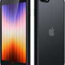 JETech Matte Case for iPhone SE 3/2 (2022/2020), iPhone 8/7, 4.7-Inch, Shockproof Military Grade Drop Protection, Frosted Translucent Back Phone Cover, Anti-Fingerprint (Black)