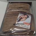 17x33 Heating Pad for Pain Relief | Ultra-Soft Microplush Fabric | 6 Adjustable Heat Settings (Moist & Dry) | Safe 2-Hour Auto Shut-Off | Perfect for Back, Neck, Shoulders | Great Gift Idea (Brown)