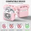 KOREDA Compatible with AirPods 4 Case Cover 2024, Cute Funny Telephone Design for Airpods 4th Generation Case with Cleaner Kit & Lanyard, Soft Silicone Shockproof Protective Case for AirPods 4 Gen