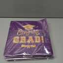5 x Graduation Decorations 2026 Card Box, Purple Gold Congrats Grad Paper Gift Crad Boxes Holder for Class of 2026 Graduation Party Decoration Supplies Table Decor Favors Props Decor, 9 x 9 x 9 inches