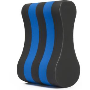 NEAGLORY Swimming Pull Float, Soft Swimming Float Kickboard, EVA 5-Layer Pull Buoy Leg Float, Pool Training Aid, Legs and HIPS Support for Adults, Kids, and Beginners (Blue & Black)