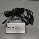 Lithium-ion Battery ebike Electric Bike Electric Scooter Hoverboard Battery Charger Replacement with 7 Connectors (29.4V 2A)