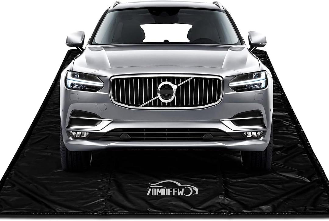 Garage Car Mat, 7'9" x 18' Non-Slip Garage Floor Mat, Heavy Duty Waterproof Containment Mat for Snow Ice Water and Mud