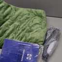 Sealy Electric Blanket Heated Throw, Soft Flannel Heating Blanket with 6 Heat Settings & 2-10 Hours Auto Shut Off, Fast Heating & Machine Washable, 50x60 Inch, Green