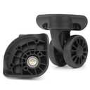 Zoofen Luggage Wheels Replacement with 5 Screw Holes 2 pcs Suitcase Replacement Wheels Wear-Resistant Luggage Carry On Spinner Casters (ZA-122C)